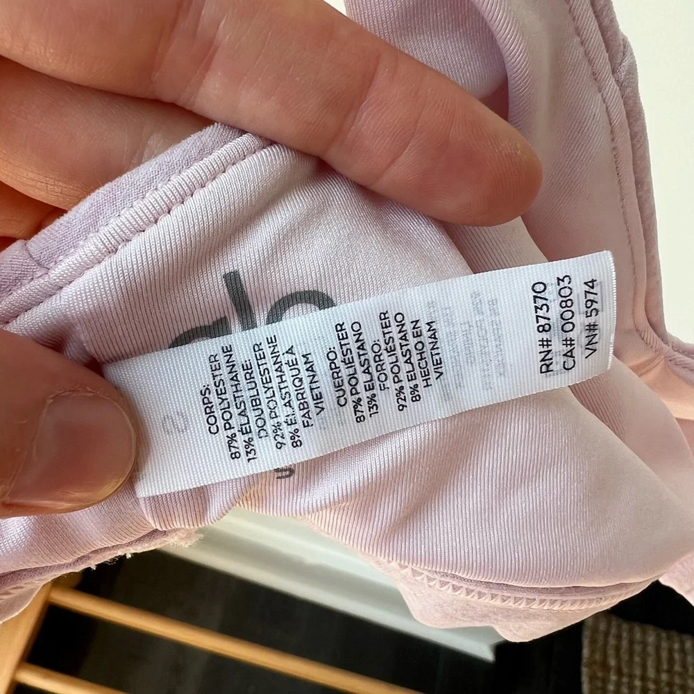 Alo yoga alosoft bra in pink heather